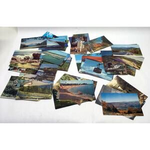 Mixed lot of 60 Maine, Connecticut, Vermont, New Hampshire Postcards 1940s-1980s